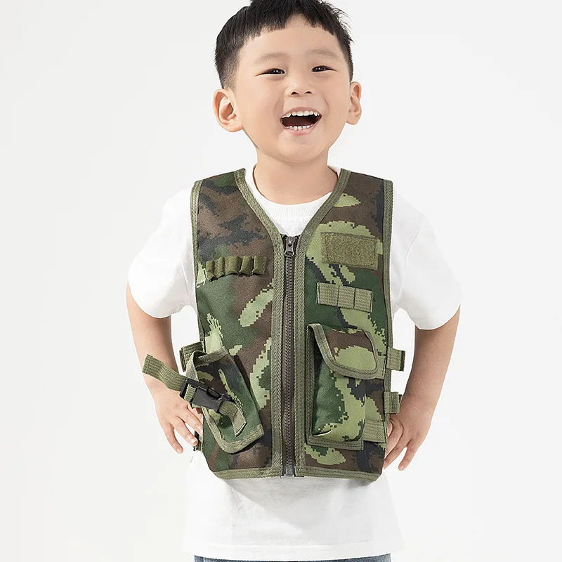キッズタクティカルベスト軍ファン屋外子供用ベストCSゲームコ - Outdoor Camping Activities For Kids のレビューと価格