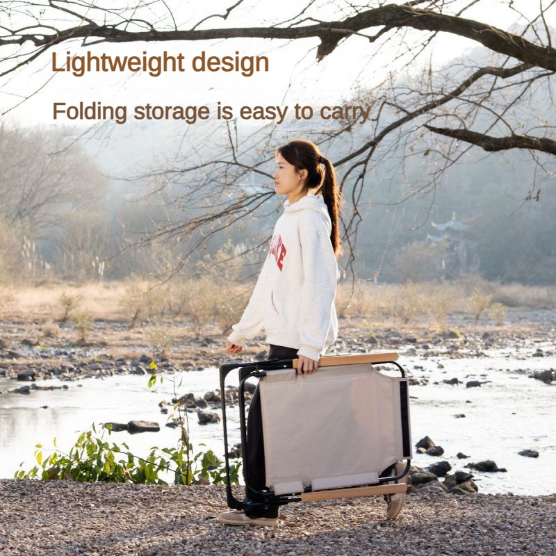 屋外折りたたみ椅子ポータブルキャンプリクライニングチェア角度 - Outdoor Camping High Chair のレビューと価格