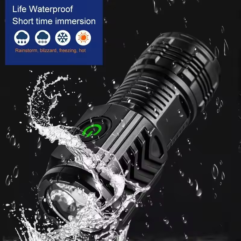 超高輝度ミニ LED 懐中電灯トーチ充電式釣り照明ランタン強 - Outdoor Camping Lamp のレビューと価格